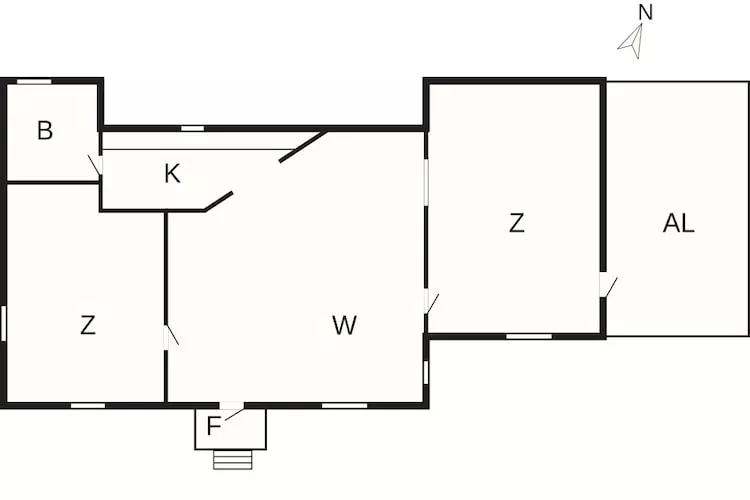 5 Personen vakantie huis in FJÄLLBACKA - Plattegrond
