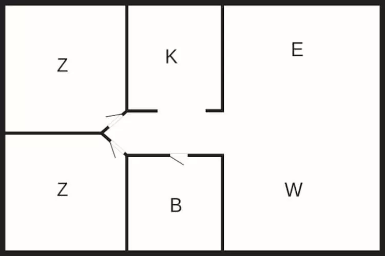 Appartement in het centrum van Frederikshavn - Plattegrond