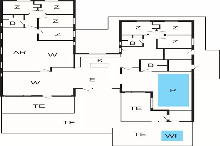 5 sterren vakantie huis in Sydals - Plattegrond