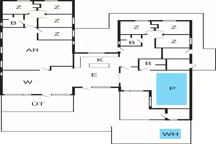 5 sterren vakantie huis in Otterup - Plattegrond