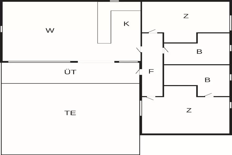 3 room,Standard - Plattegrond