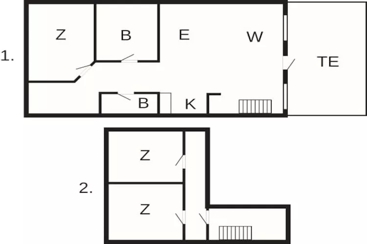 6 Personen vakantie huis in Brovst - Plattegrond