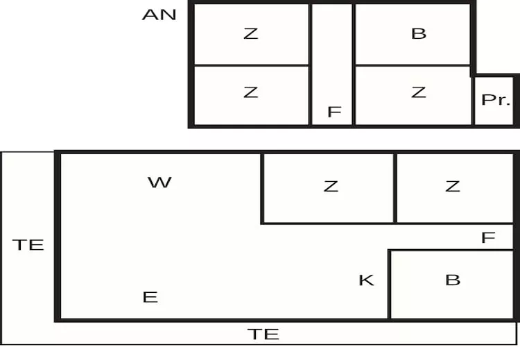 4 sterren vakantie huis in Løkken - Plattegrond