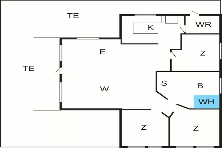 4 sterren vakantie huis in Sydals - Plattegrond