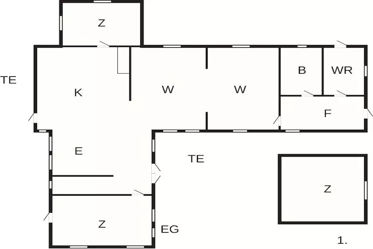 4 sterren vakantie huis in Åsa - Plattegrond