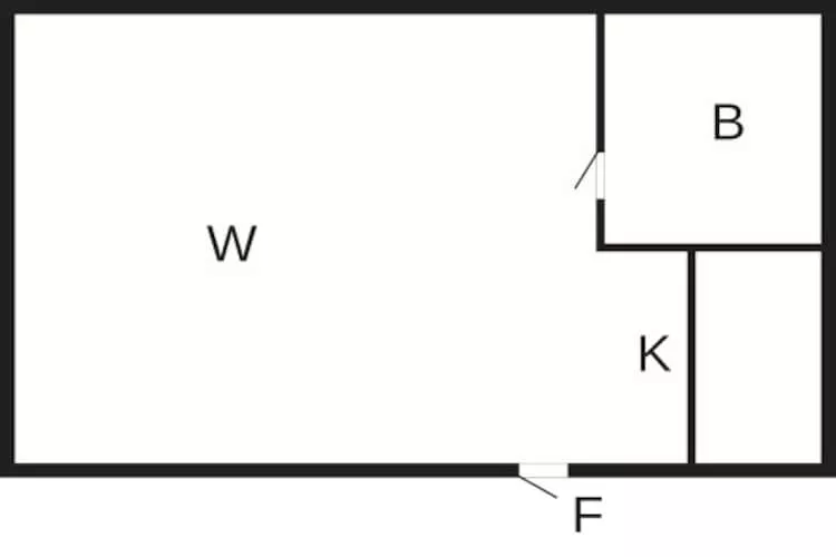 2 Personen vakantie huis in BORRBY - Plattegrond