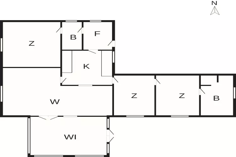 8 Personen vakantie huis in Ulfborg - Plattegrond