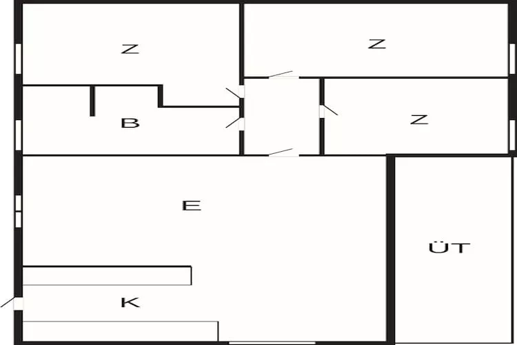 6 Personen vakantie huis in Juelsminde - Plattegrond