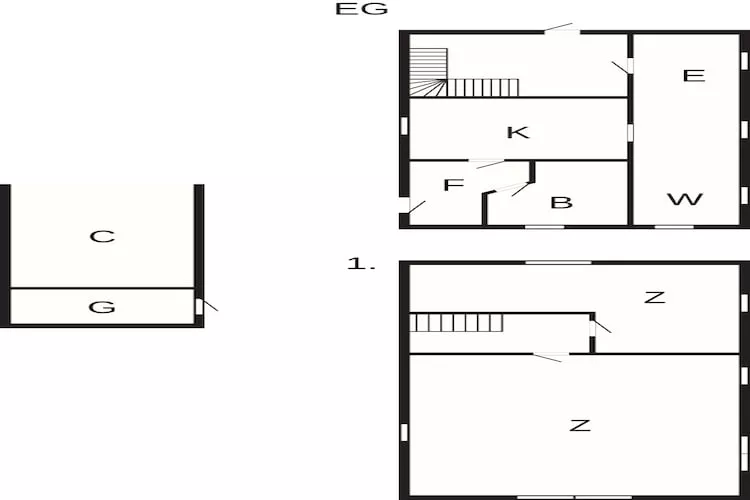 5 Personen vakantie huis in Snedsted - Plattegrond