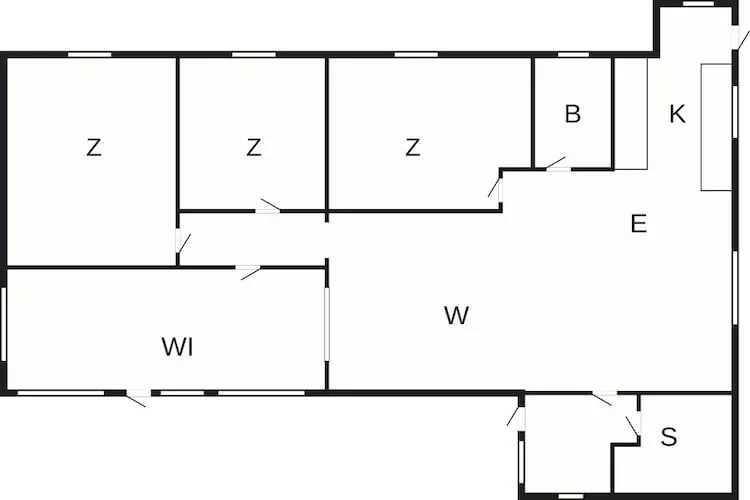 6 Personen vakantie huis in Ansager - Plattegrond