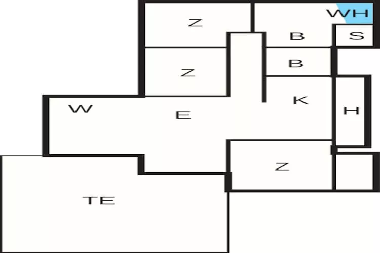 4 sterren vakantie huis in Brovst - Plattegrond