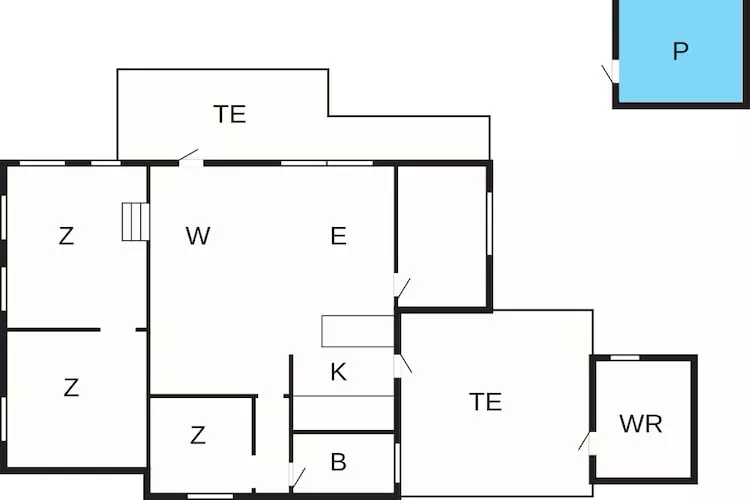 4 sterren vakantie huis in Jægerspris - Plattegrond
