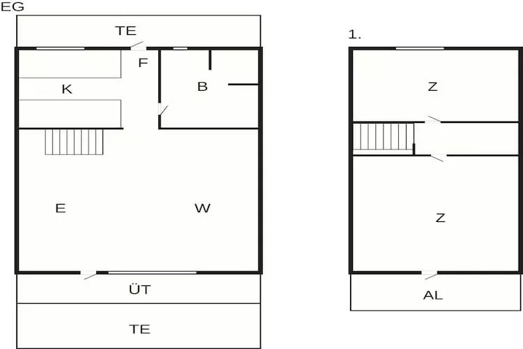 4 Personen vakantie huis in Gedser - Plattegrond
