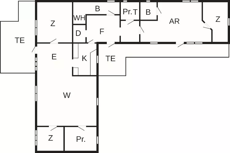 6 Personen vakantie huis in Vestervig - Plattegrond