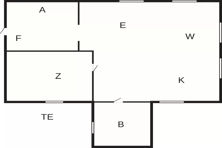 4 Personen vakantie huis in ULLARED - Plattegrond