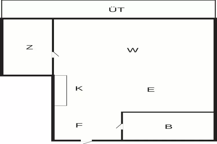 4 Personen vakantie huis in Nexø - Plattegrond