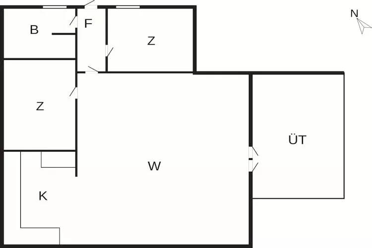 5 Personen vakantie huis in Silkeborg - Plattegrond