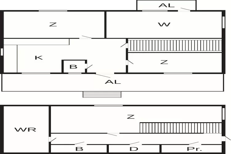 Hasslo vakantiehuis met tuin - Plattegrond