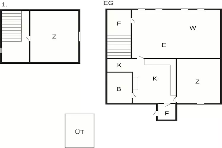 6 Personen vakantie huis in Horslunde - Plattegrond