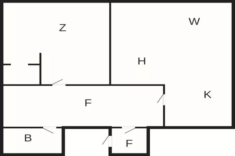 4 Personen vakantie huis in Ansager - Plattegrond