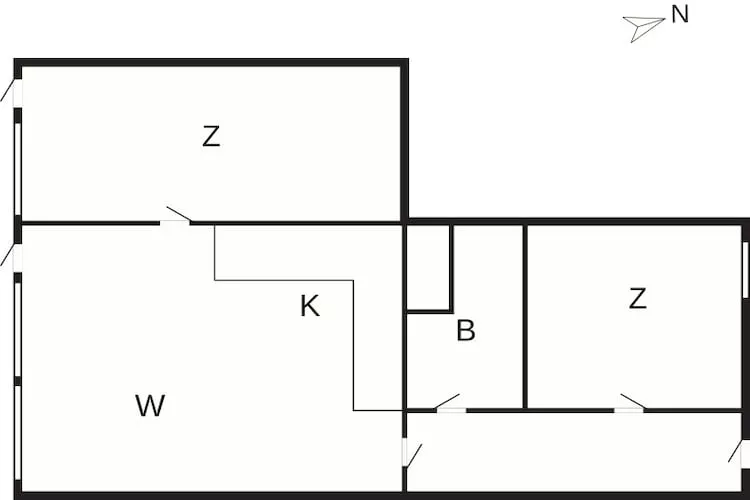 4 Personen vakantie huis in Ringkøbing - Plattegrond