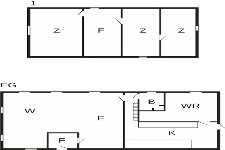 6 Personen vakantie huis in Svaneke - Plattegrond