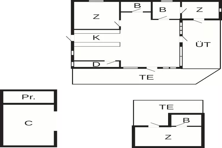 4 sterren vakantie huis in Hals - Plattegrond