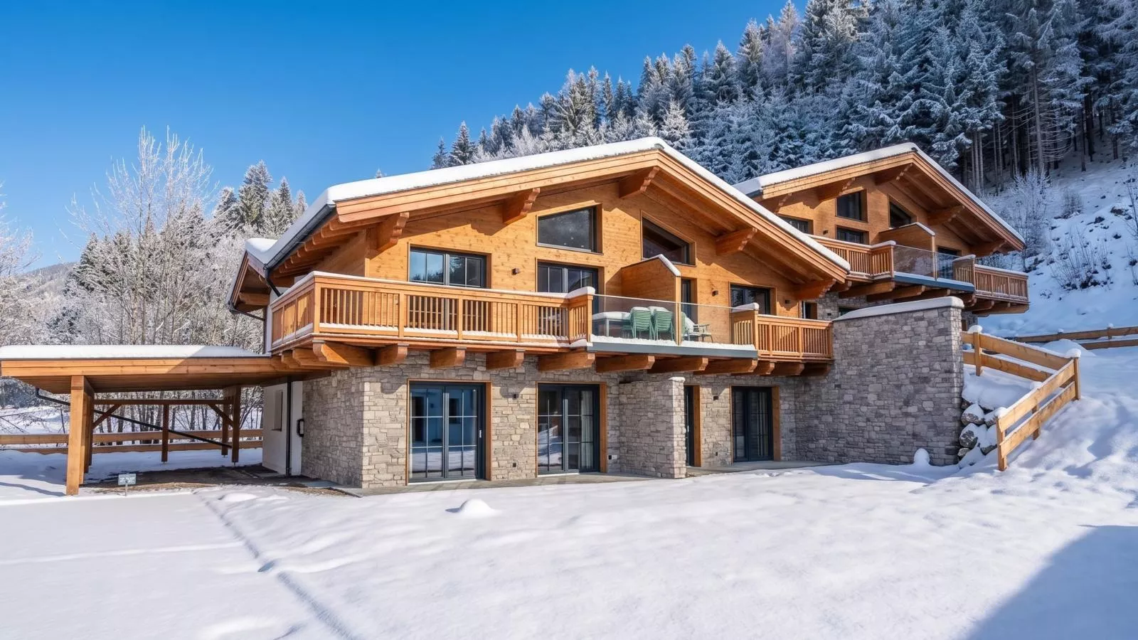 Tauernlodge Eben C1 - Exterieur winter