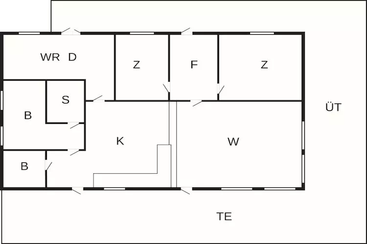 4 Personen vakantie huis in TANA - Plattegrond