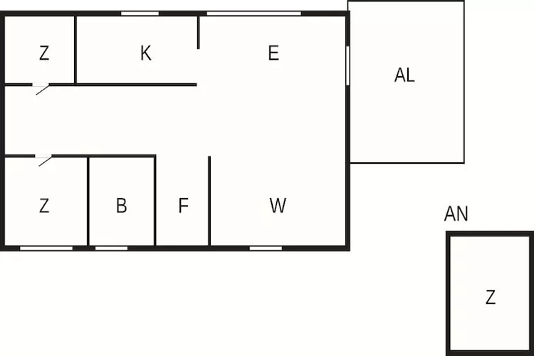 7 Personen vakantie huis in KIL - Plattegrond