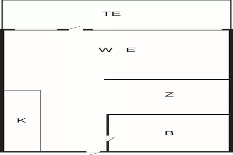 4 Personen vakantie huis in Nexø - Plattegrond
