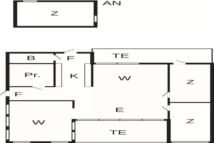 4 sterren vakantie huis in SÖLVESBORG - Plattegrond
