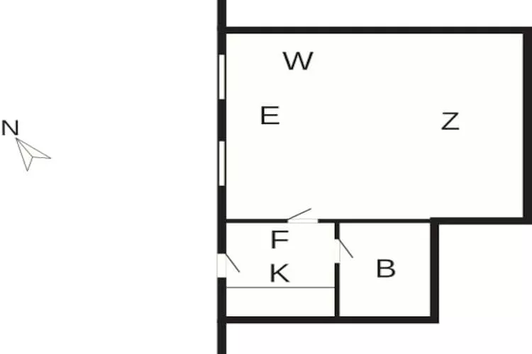 4 Personen vakantie huis in Højer - Plattegrond