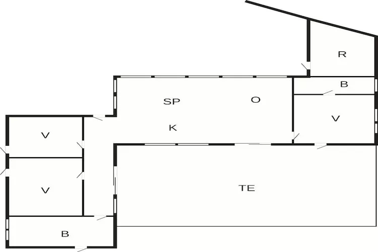 5 sterren vakantie huis in Vestervig - Plattegrond