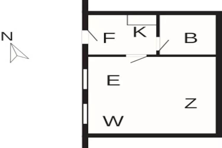 4 Personen vakantie huis in Højer - Plattegrond