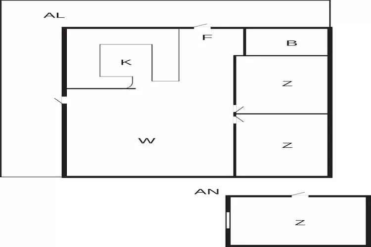 6 Personen vakantie huis in HENÅN - Plattegrond