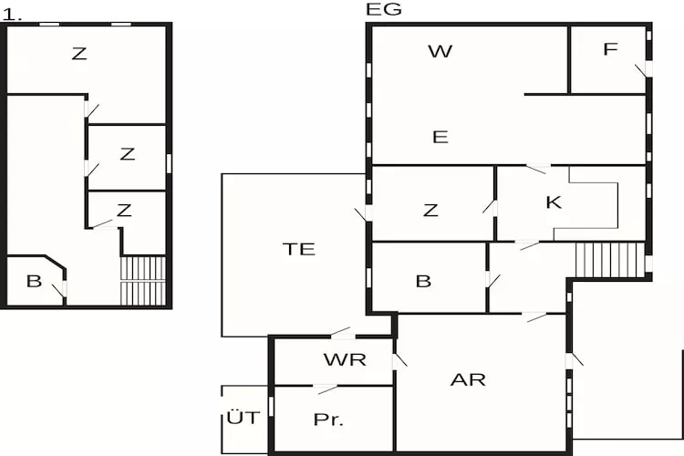 6 Personen vakantie huis in Thyholm - Plattegrond
