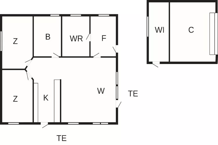 4 sterren vakantie huis in Esbjerg V - Plattegrond