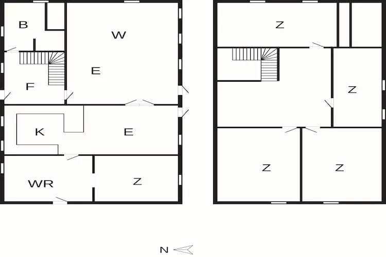 14 Personen vakantie huis in Ribe - Plattegrond