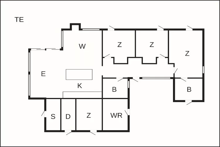 5 sterren vakantie huis in Aabenraa - Plattegrond