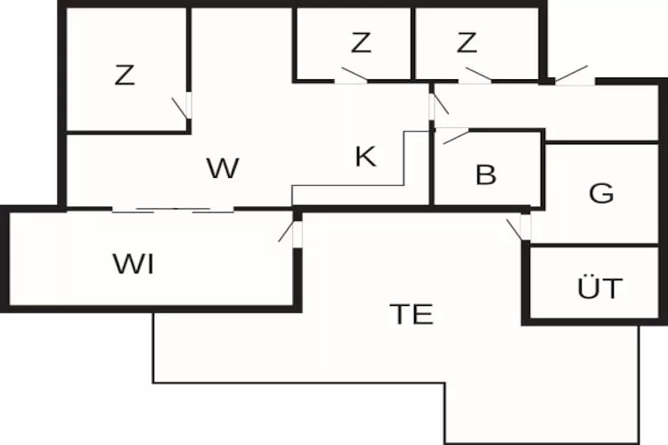 4 sterren vakantie huis in Hemmet - Plattegrond