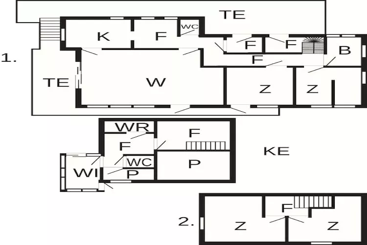 8 persoons vakantie huis in Austefjorden - Plattegrond
