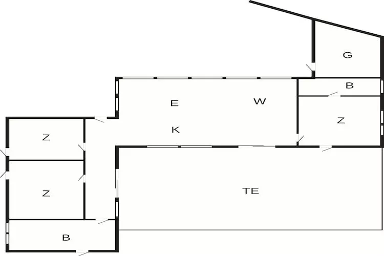 5 sterren vakantie huis in Vestervig - Plattegrond