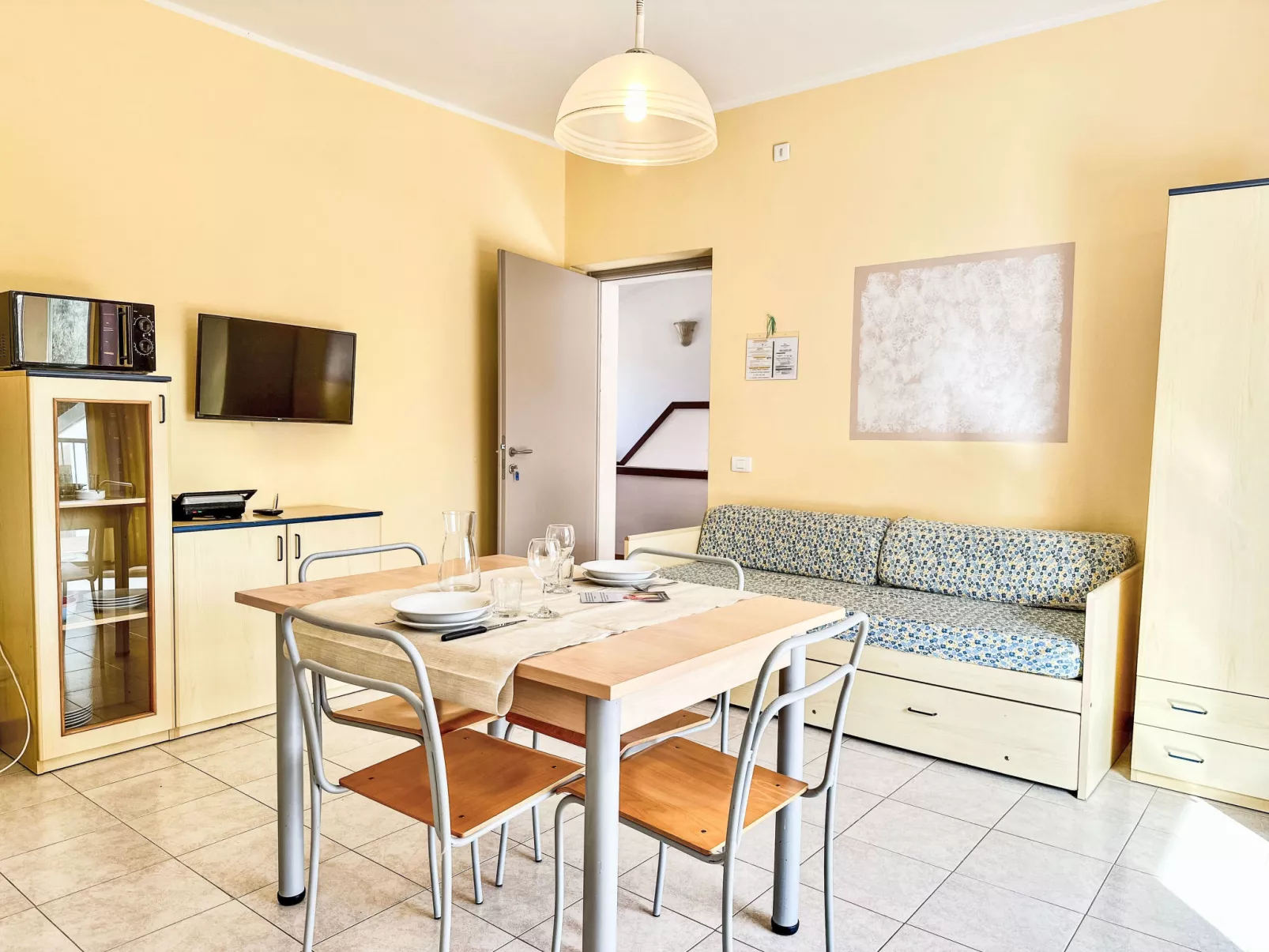Wohnung in Costermano mit privatem Parkplatz - Binnen