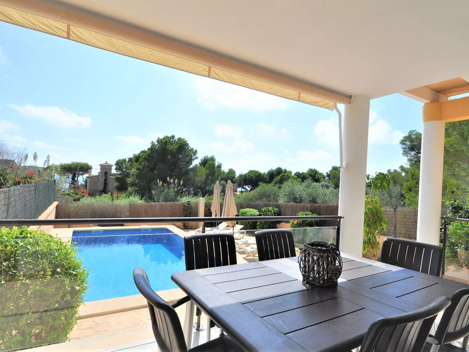 Preciosa villa con vistas al mar, piscina privada, aire acondicionado y wifi id - Buiten