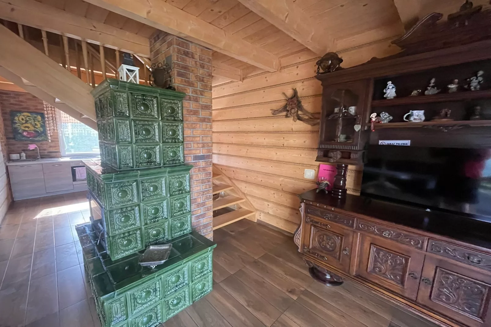 	Dom wakacyjny nad jeziorem Goszcza w Lubrzy dla max 6 osób - Woonkamer
