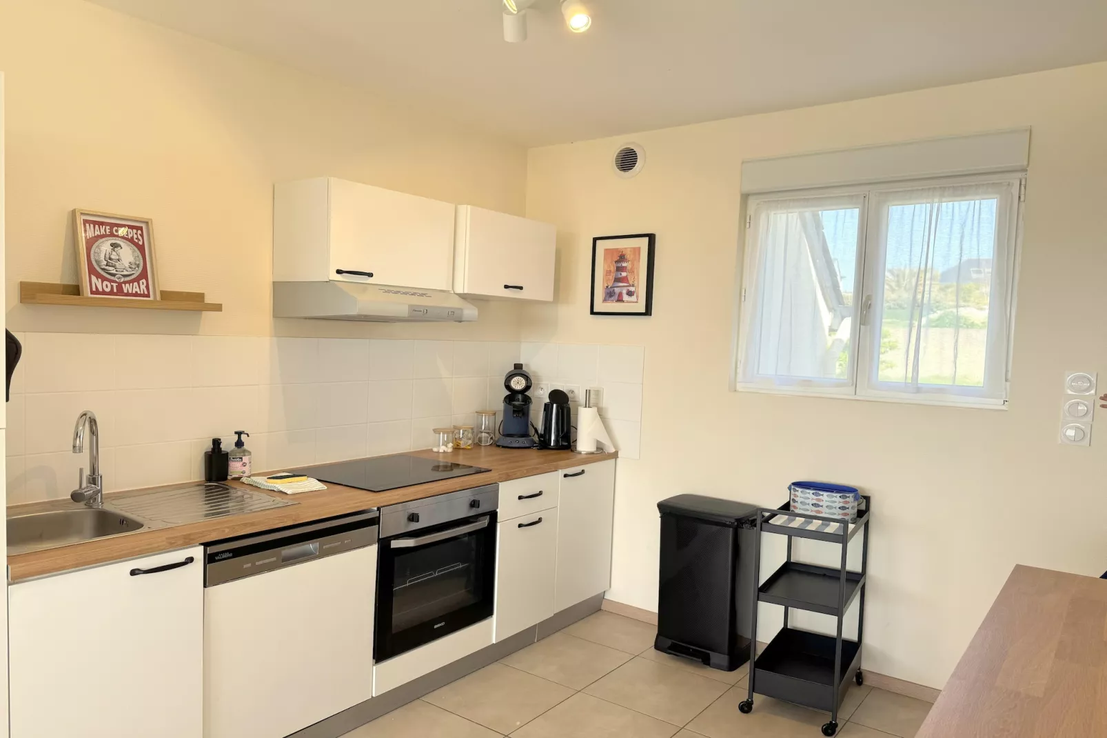 Ferienhaus mit Panoramablick Le Conquet - Keuken