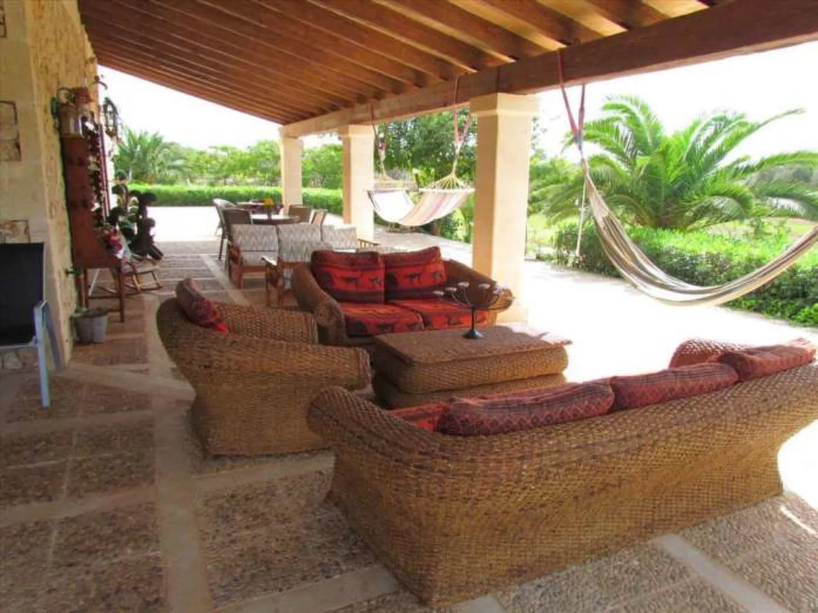 Finca NA PONT- Finca rústica con gran piscina en Campos, Mallorca. Ideal famili - Binnen