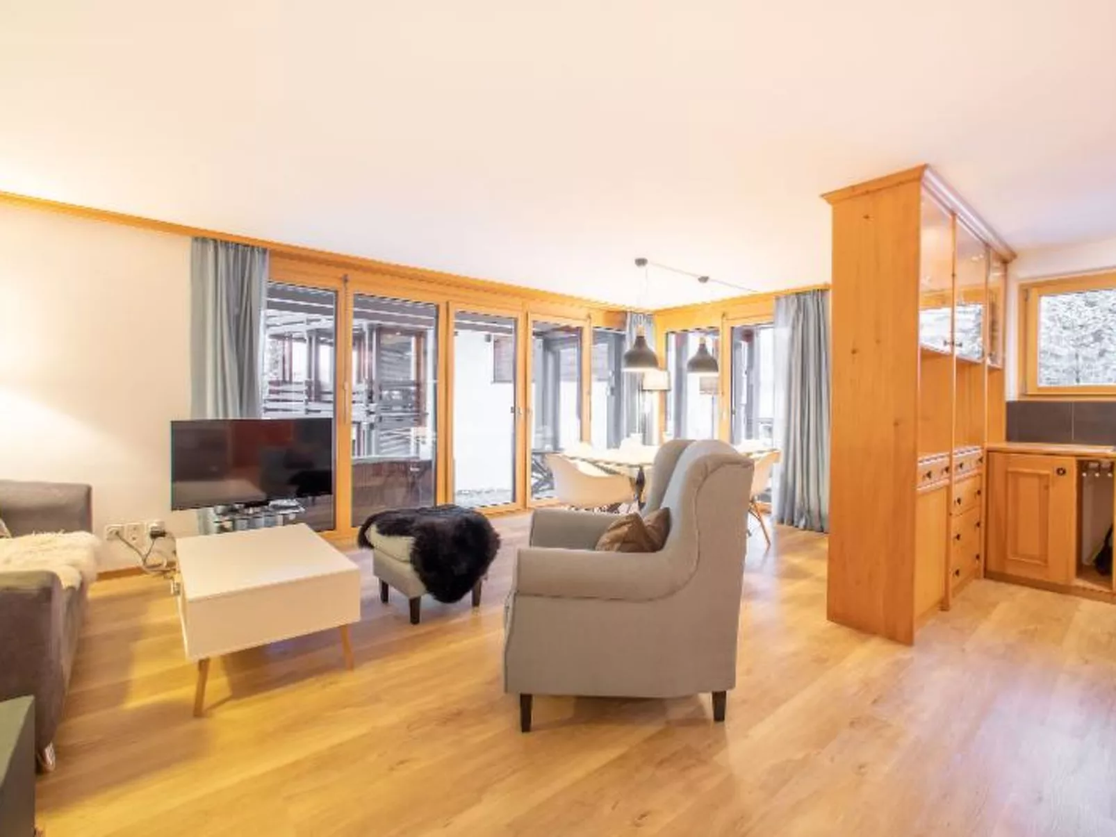 Casa Radiras, (Laax Dorf). 4.5 Zimmerwohnung, 85m2 für max. 6 Personen