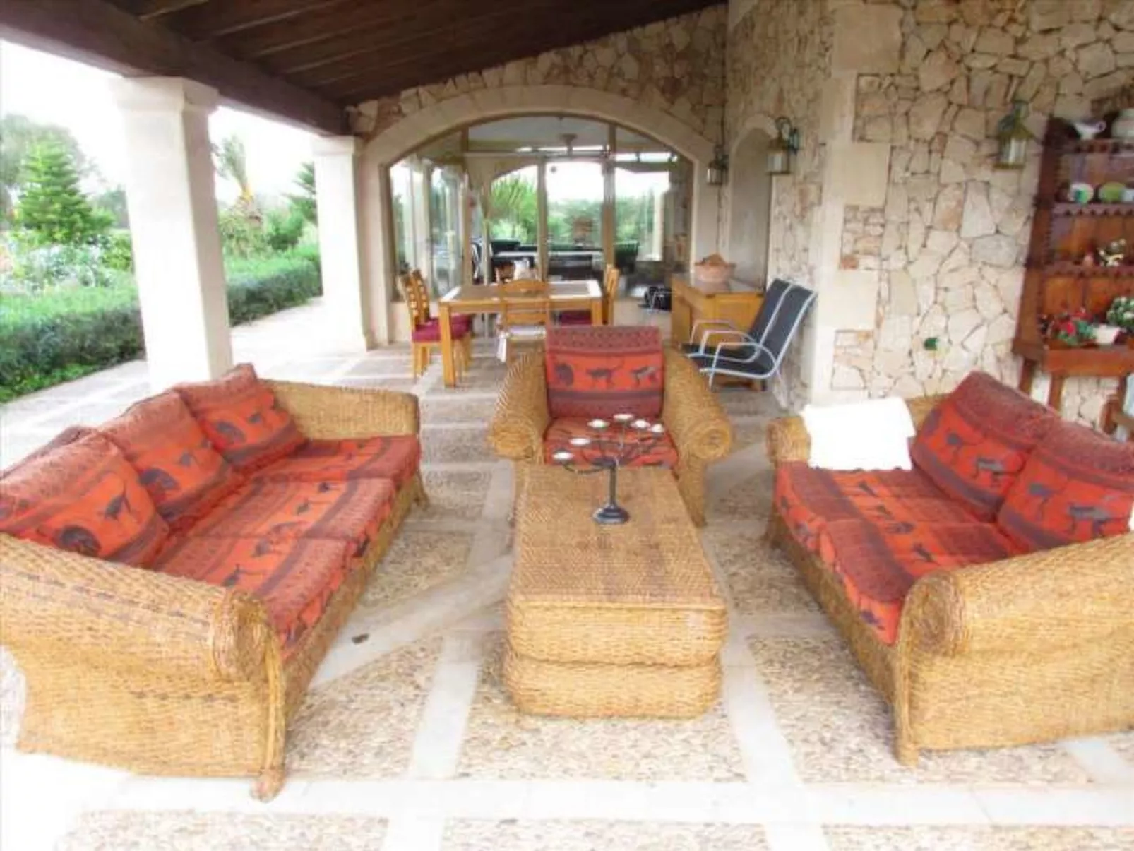 Finca NA PONT- Finca rústica con gran piscina en Campos, Mallorca. Ideal famili - Binnen